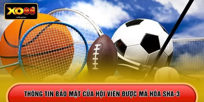 Thông tin bảo mật của hội viên được mã hóa SHA-3 